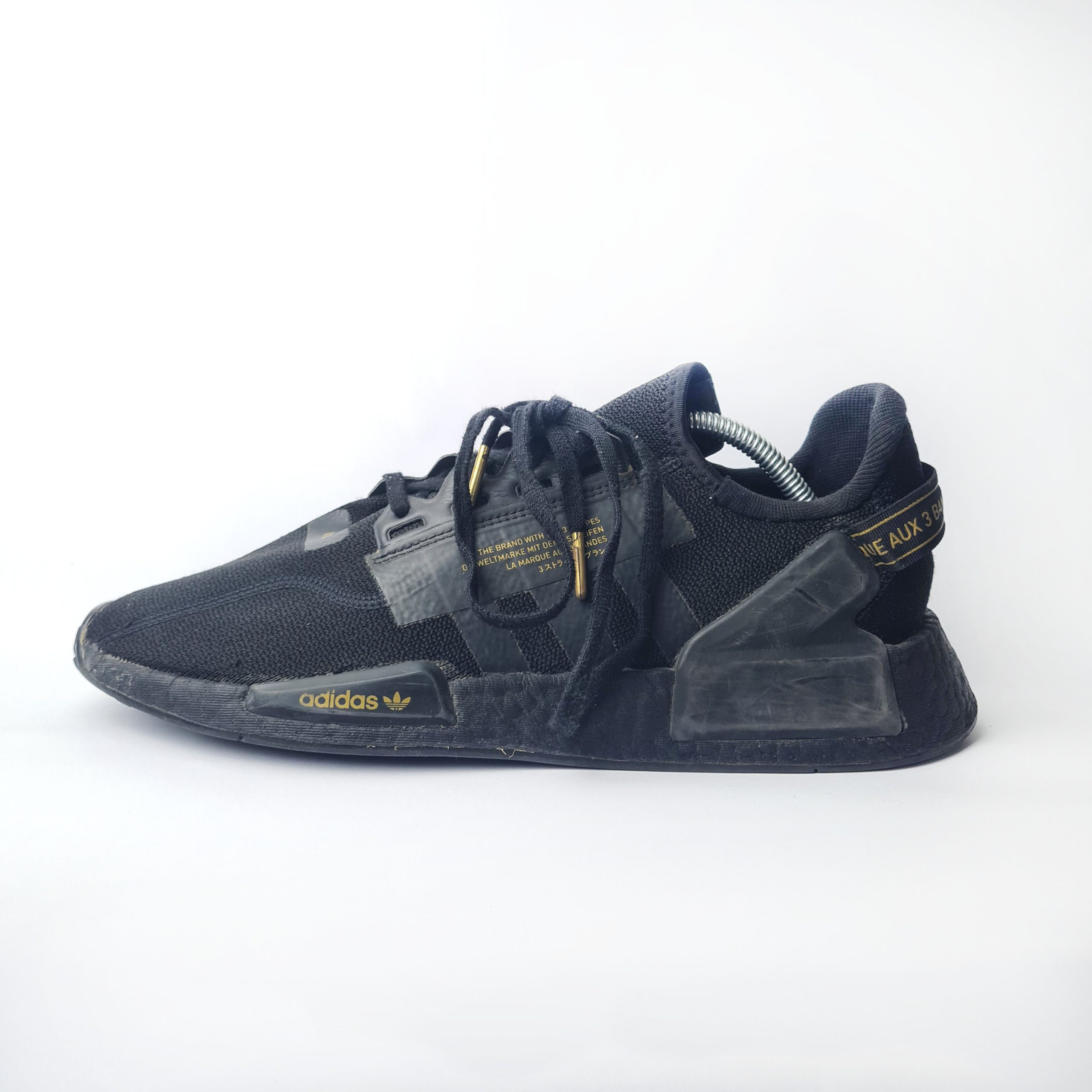 1130a Adidas NMD Black Gold 44